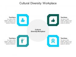 Cultural diversity workplace ppt powerpoint presentation ideas slideshow cpb