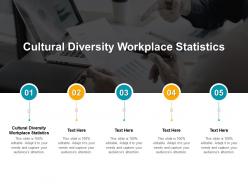Cultural diversity workplace statistics ppt powerpoint presentation slides images cpb