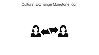Cultural Exchange Monotone Icon In Powerpoint Pptx Png And Editable Eps Format