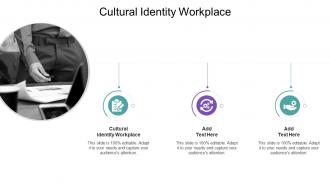 Cultural Identity Workplace Ppt Powerpoint Presentation Visual Aids Slides Cpb