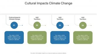 Cultural Impacts Climate Change In Powerpoint And Google Slides Cpb
