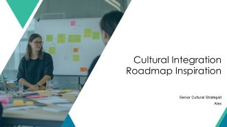 Cultural Integration Roadmap Inspiration PPT Information AT