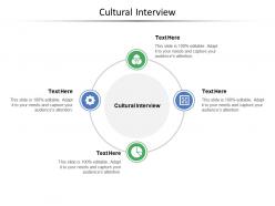Cultural interview ppt powerpoint presentation slides backgrounds cpb