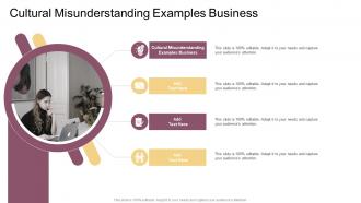 Cultural Misunderstanding Examples Business In Powerpoint And Google Slides Cpb