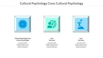 Cultural psychology cross cultural psychology ppt powerpoint presentation portfolio picture cpb
