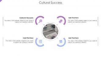 Cultural Success In Powerpoint And Google Slides Cpb