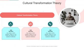 Cultural Transformation Theory In Powerpoint And Google Slides Cpb