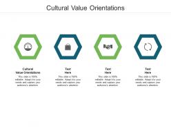 Cultural value orientations ppt powerpoint presentation infographic template show cpb