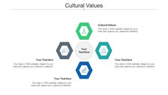 Cultural Values Ppt Powerpoint Presentation Layouts Outline Cpb