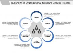 Cultural web organizational structure circular process