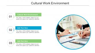Cultural Work Environment In Powerpoint And Google Slides Cpb