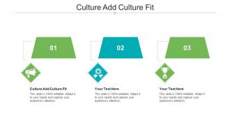 Culture add culture fit ppt powerpoint presentation layouts file formats cpb