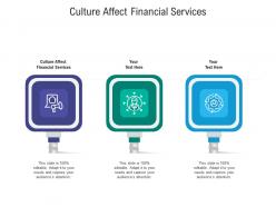 Culture affect financial services ppt powerpoint presentation portfolio infographic template cpb