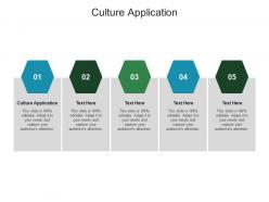 Culture application ppt powerpoint presentation outline graphic images cpb