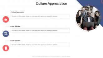 Culture Appreciation In Powerpoint And Google Slides Cpb