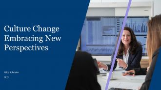 Culture Change Embracing New Perspectives PPT Structure ACP