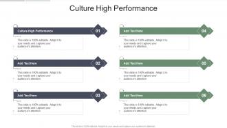 Culture High Performance In Powerpoint And Google Slides Cpb