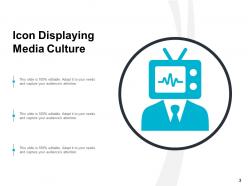 Culture Icon Egyptian Media Globe Diversity Hierarchy Organizational