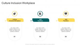 Culture Inclusion Workplace In Powerpoint And Google Slides Cpb