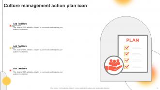 Culture Management Action Plan Powerpoint Ppt Template Bundles Informative Idea
