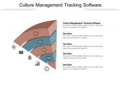 Culture management tracking software ppt powerpoint presentation infographics aids cpb