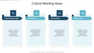 Culture Meeting Ideas In Powerpoint And Google Slides Cpb