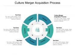 Culture merger acquisition process ppt powerpoint presentation icon structure cpb