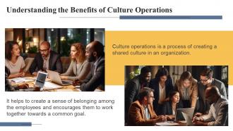 Culture Operations powerpoint presentation and google slides ICP Informative Compatible