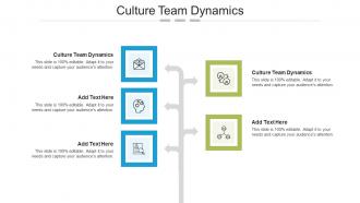 Culture Team Dynamics Ppt Powerpoint Presentation Summary Styles Cpb