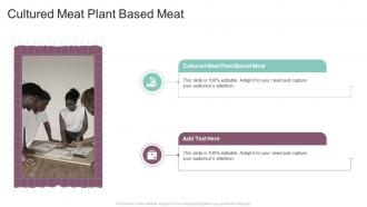 Cultured Meat Plant Based Meat In Powerpoint And Google Slides Cpb
