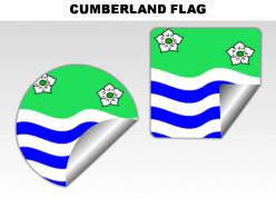Cumberland country powerpoint flags