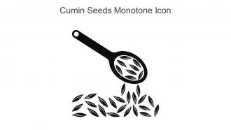 Cumin Seeds Monotone Icon In Powerpoint Pptx Png And Editable Eps Format