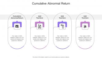 Cumulative Abnormal Return In Powerpoint And Google Slides Cpb