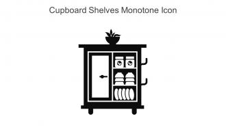 Cupboard Shelves Monotone Icon In Powerpoint Pptx Png And Editable Eps Format