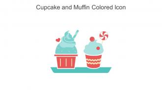 Cupcake And Muffin Colored Icon In Powerpoint Pptx Png And Editable Eps Format