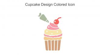 Cupcake Design Colored Icon In Powerpoint Pptx Png And Editable Eps Format