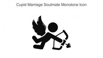 Cupid Marriage Soulmate Monotone Icon In Powerpoint Pptx Png And Editable Eps Format