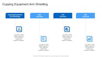 Cupping Equipment Arm Wrestling In Powerpoint And Google Slides Cpb