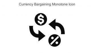 Currency Bargaining Monotone Icon In Powerpoint Pptx Png And Editable Eps Format