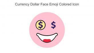Currency Dollar Face Emoji Colored Icon In Powerpoint Pptx Png And Editable Eps Format
