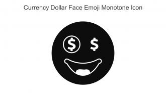 Currency Dollar Face Emoji Monotone Icon In Powerpoint Pptx Png And Editable Eps Format