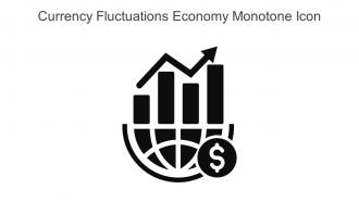 Currency Fluctuations Economy Monotone Icon In Powerpoint Pptx Png And Editable Eps Format