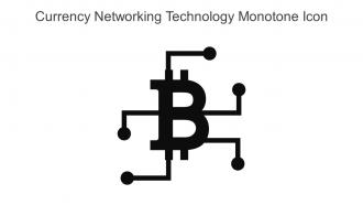 Currency Networking Technology Monotone Icon In Powerpoint Pptx Png And Editable Eps Format
