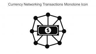Currency Networking Transactions Monotone Icon In Powerpoint Pptx Png And Editable Eps Format