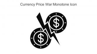 Currency Price War Monotone Icon In Powerpoint Pptx Png And Editable Eps Format