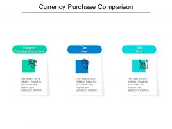 Currency purchase comparison ppt powerpoint presentation layouts gallery cpb