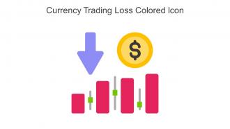 Currency Trading Loss Colored Icon In Powerpoint Pptx Png And Editable Eps Format
