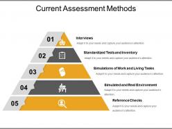 Current Assessment Methods Ppt Samples Download