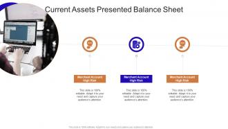 Current Assets Presented Balance Sheet In Powerpoint And Google Slides Cpb