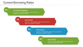 Current Borrowing Rates Ppt Powerpoint Presentation Styles Objects Cpb